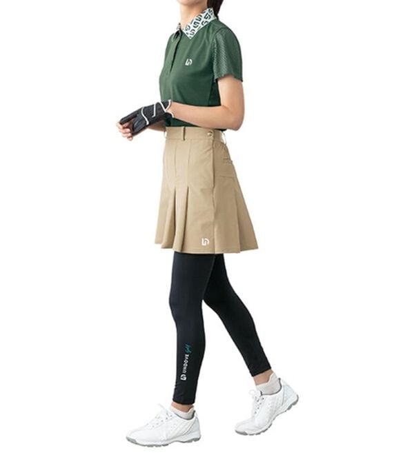 BELLUNA（ベルーナ）の「【UNDOVE】袖メッシュ衿ロゴポロシャツ（ポロシャツ）」｜詳細画像