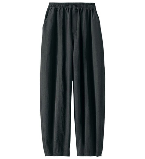 BELLUNA（ベルーナ）の「下半身カバーコクーンシルエットパンツ（フルレングスパンツ）」｜黒