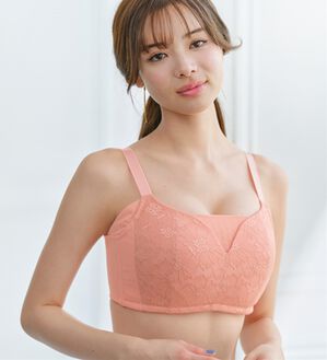 YU'NOW（ユナウ）の「スリミーライクブラ（ブラジャー）」｜ピンク