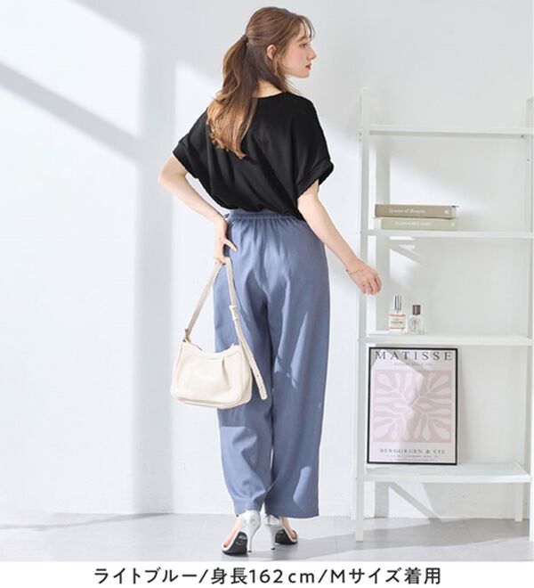 alotta（アロッタ）の「【接触冷感】ジップ使いドルマンブラウス（ブラウス）」｜詳細画像