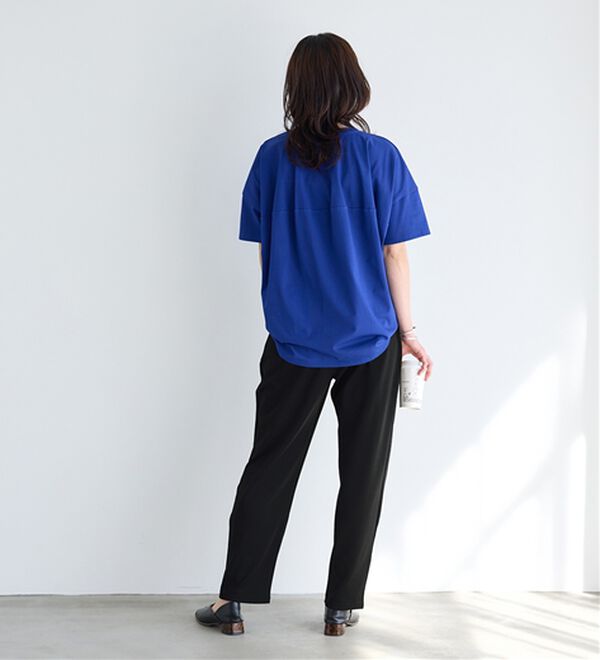 BELLUNA（ベルーナ）の「シュッと体型カバー！ワイドテーパード美脚パンツ（フルレングスパンツ）」｜詳細画像