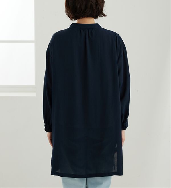 BELLUNA（ベルーナ）の「とろみ素材イージーケアロング丈ジャケット（その他ジャケット）」｜詳細画像