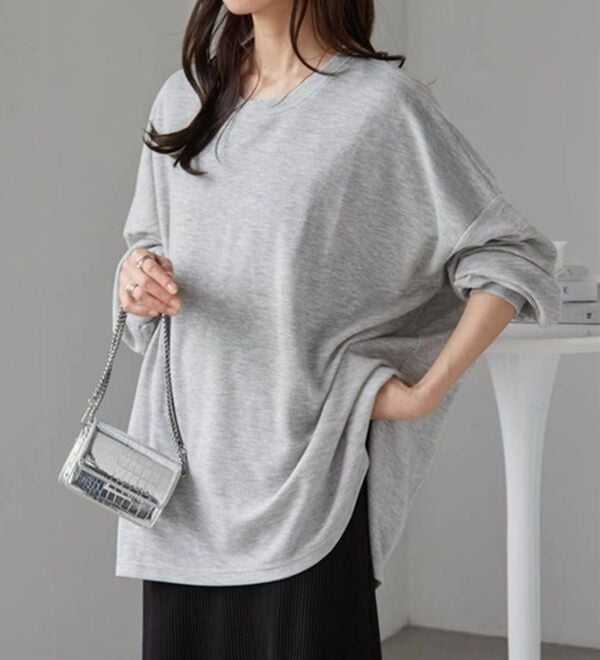 RANAN（ラナン）の「オーバーサイズスウェットＴ（カットソー）」｜詳細画像