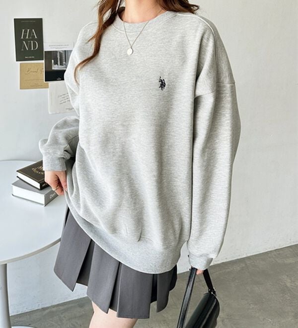 GeeRA（ジーラ）の「【U.S. POLO ASSN.】表ピーチ裏起毛スウェット（トレーナー・スウェット）」｜詳細画像
