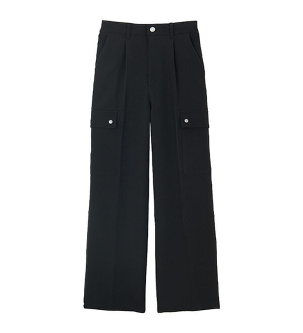 GeeRA（ジーラ）の「タックワイドストレートカーゴパンツ（フルレングスパンツ）」｜詳細画像