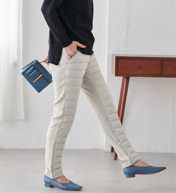 RANAN（ラナン）の「あたたかダウンパンツ（フルレングスパンツ）」｜詳細画像