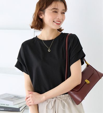 Viola e Viola（ヴィオラ エ ヴィオラ）の「脱普通！すっきり見え大人の上品Ｔシャツ（Tシャツ）」