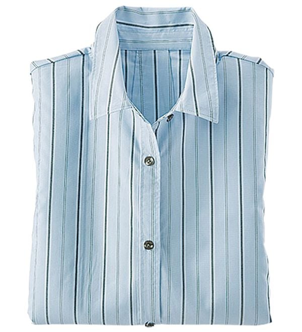 BELLUNA（ベルーナ）の「＜ＳＯＬＯＴＥＸ（Ｒ）＞ストレッチビッグシャツ（シャツ）」｜サックスストライプ