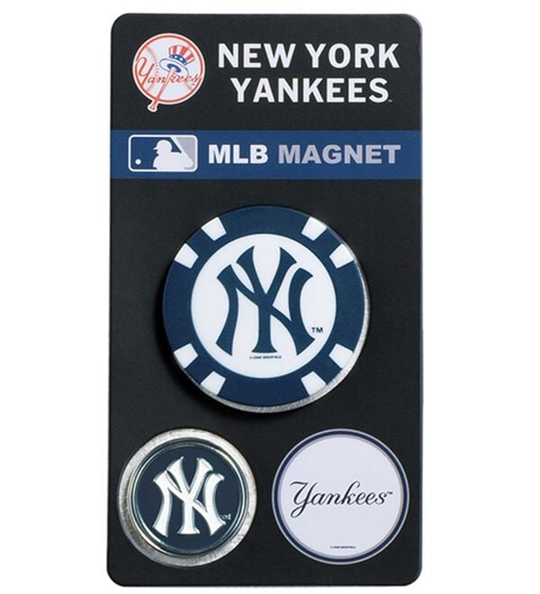 「ＭＬＢマグネットゴルフマーカー（メンズゴルフグッズ）」｜ヤンキース