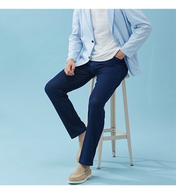 「グーンと伸びる！ひんやり肌心地パンツ（メンズフルレングスパンツ）」｜詳細画像