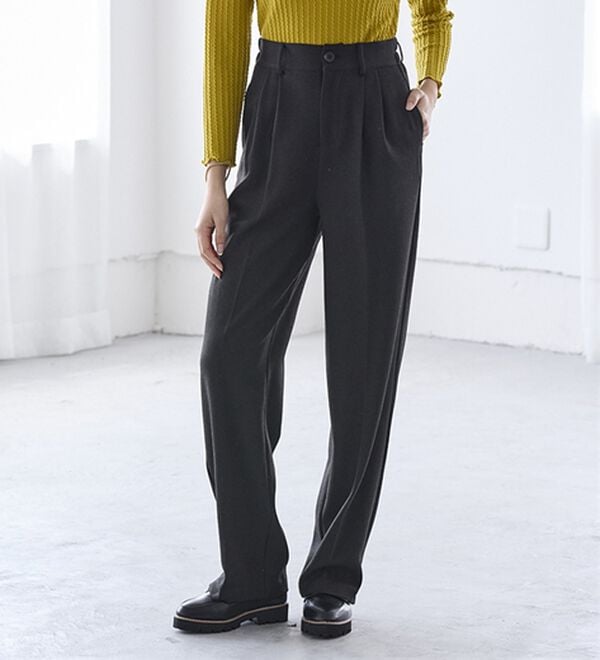 BELLUNA（ベルーナ）の「ビューティフルレングス脚長ワイドパンツ（フルレングスパンツ）」｜詳細画像