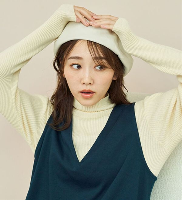 BELLUNA（ベルーナ）の「＜＆ｃｏｃｏｃｈｉ＞ハピネスコットン１００％ニットレギンス（スパッツ・レギンス）」｜詳細画像