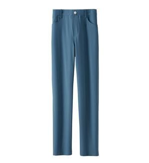 BELLUNA（ベルーナ）の「ヒンヤリなめらか！マシュマロパンツ（フルレングスパンツ）」｜ブルーグリーン