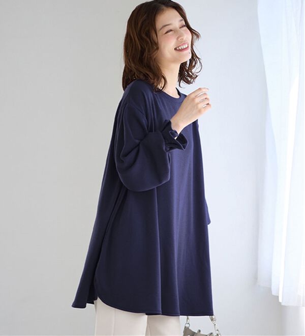 Viola e Viola（ヴィオラ エ ヴィオラ）の「裏ファー袖タックチュニック（チュニック）」｜詳細画像