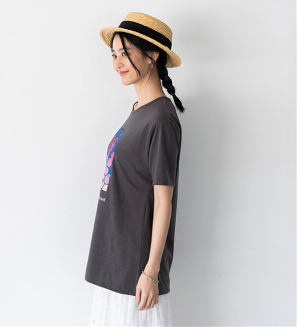 「＜Ｄｉｓｎｅｙ＞キャラクタープリントヴィンテージ風Ｔシャツ（チュニック）」｜詳細画像