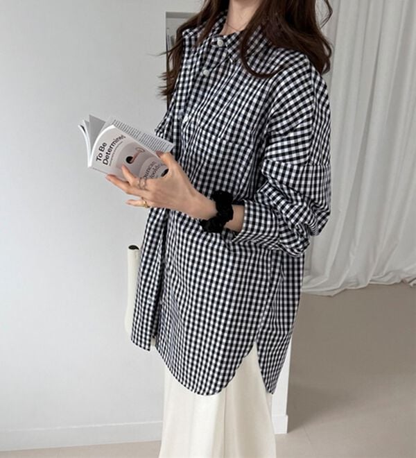 GeeRA（ジーラ）の「アソート柄オーバーサイズシャツ（シャツ）」｜詳細画像