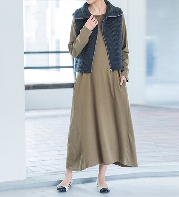 RANAN（ラナン）の「【選べる２丈】＜ＢＣ＞ポケット付マキシワンピース（その他ワンピース）」｜詳細画像