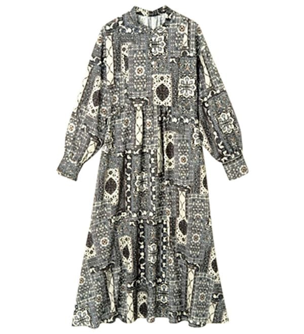 RANAN（ラナン）の「総柄プリントワンピ（プリントワンピース）」｜詳細画像