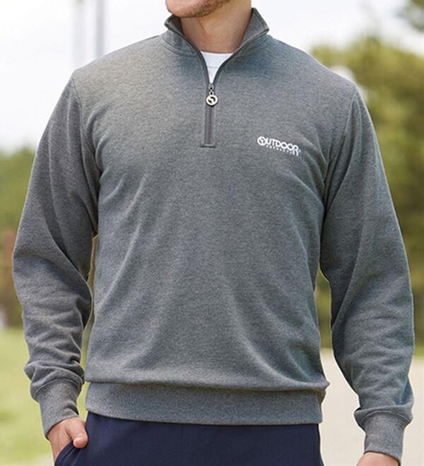 「＜アウトドアプロダクツ＞ブランドデザインハーフジップ・カーゴパンツ（メンズトレーナー）」｜詳細画像