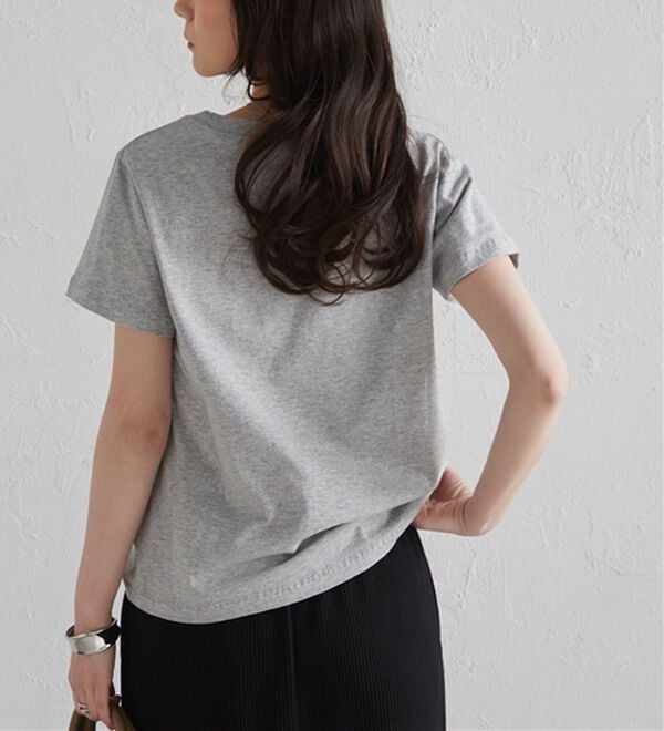 RANAN（ラナン）の「【汗シミ防止】ロゴプリントT（Tシャツ）」｜詳細画像