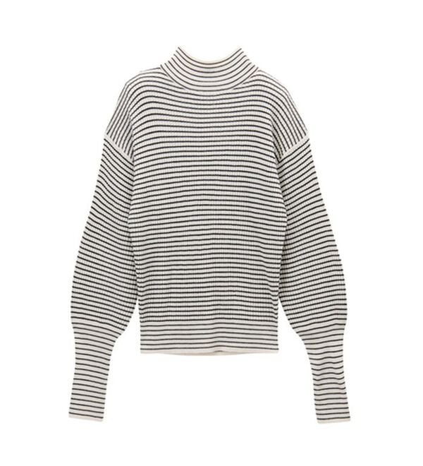 GeeRA（ジーラ）の「ボリュームスリーブハイネックニット（ニット・セーター）」｜詳細画像