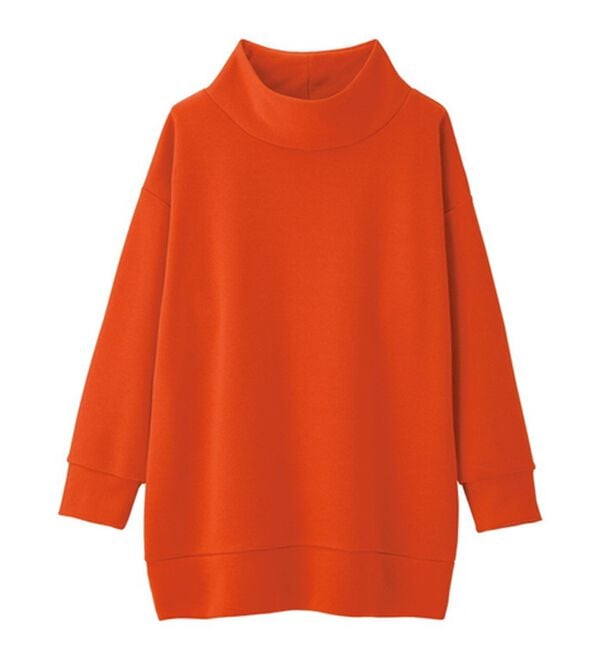 RANAN（ラナン）の「【アンチピリング】裏起毛ハイネックプルオーバー（カットソー）」｜詳細画像