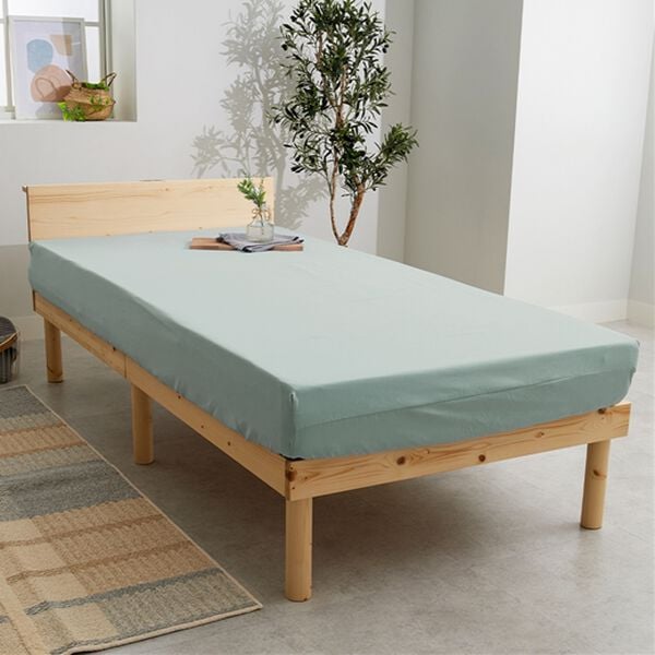 iellio（イエリオ）の「防ダニカラフルリバーシブル布団カバーリング＜掛布団カバー・ボックスシーツ・枕カバー・オールシーズン＞（敷布団カバー・シーツ）」｜詳細画像