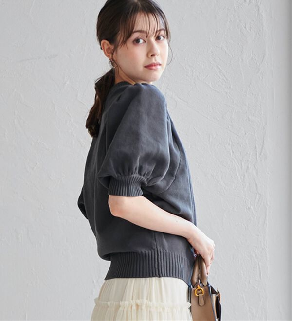 RANAN（ラナン）の「ボリュームパフスリーブニットトップス（ニット・セーター）」｜詳細画像