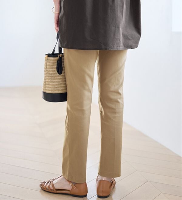 Viola e Viola（ヴィオラ エ ヴィオラ）の「すっきり楽ちんチュニックパンツ（フルレングスパンツ）」｜詳細画像