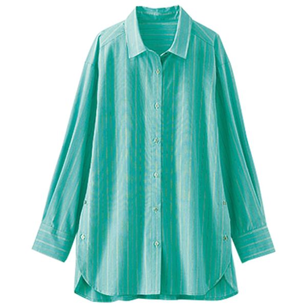 BELLUNA（ベルーナ）の「＜ＳＯＬＯＴＥＸ（Ｒ）＞アイロン要らずの日よけシャツ（シャツ）」｜詳細画像