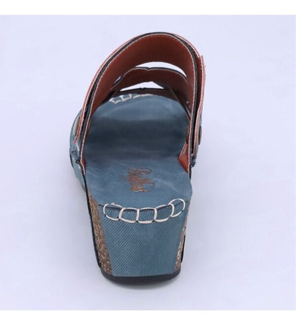 BELLUNA（ベルーナ）の「【３Ｅ／４Ｅ選べる】フットベットウェッジサンダル（サンダル・ミュール）」｜詳細画像