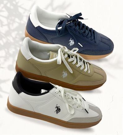 「＜Ｕ．Ｓ．ＰＯＬＯ　ＡＳＳＮ＞ジャーマン　スニーカー（メンズスニーカー）」
