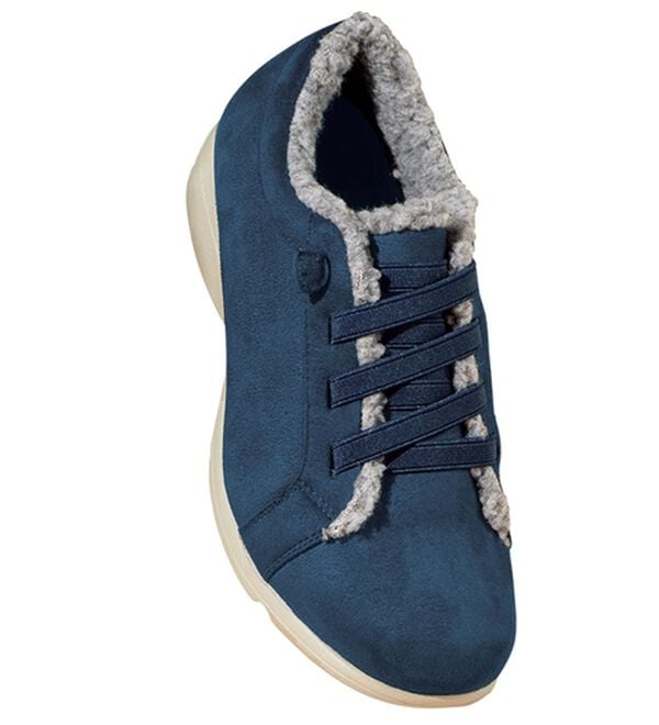 ルフラン（ルフラン）の「＜あとりえＯＫＡＤＡ＞５Ｅ軽量ボアスニーカー（スニーカー）」｜ネイビー