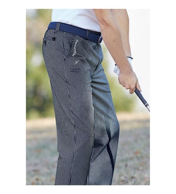 2本組】＜トランスコンチネンツ＞アクティブゴルフパンツ