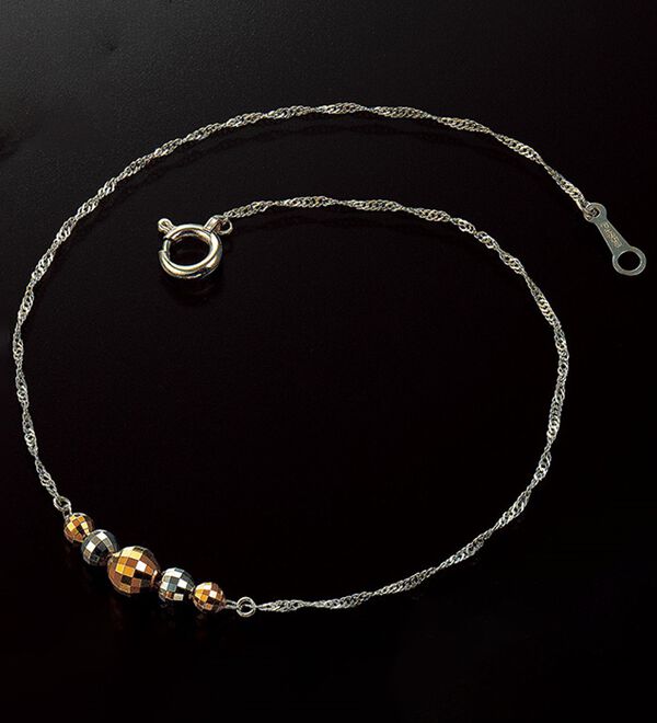 BELLUNA（ベルーナ）の「１８金プラチナミラーカットブレスレット（ブレスレット・バングル）」｜詳細画像