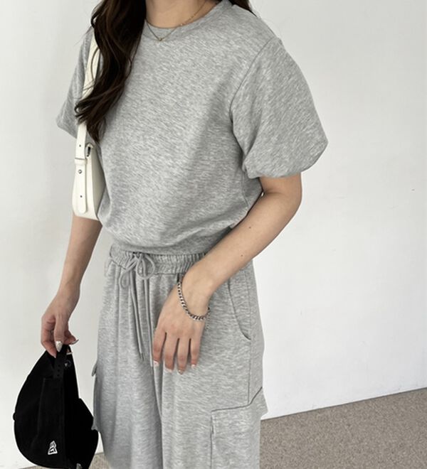 GeeRA（ジーラ）の「パフスリーブスウェットＴ（カットソー）」｜詳細画像
