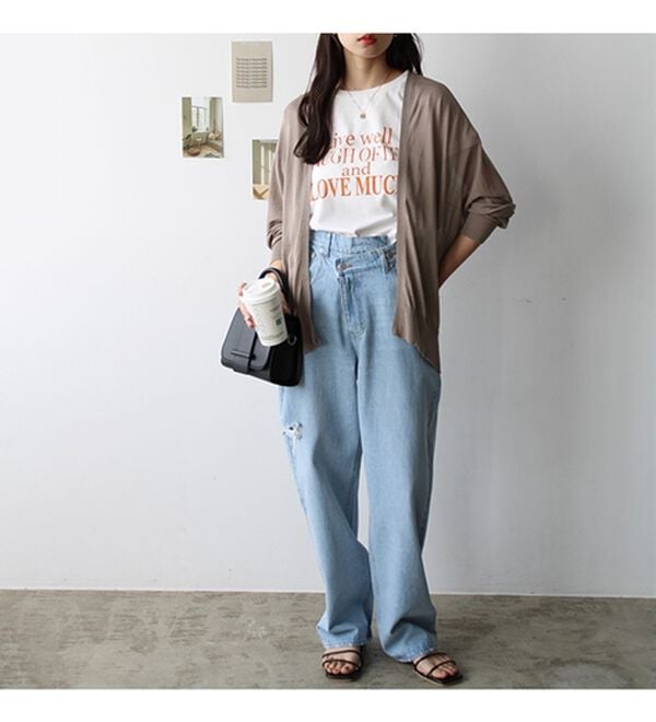 GeeRA（ジーラ）の「【冷房対策に】ひんやりUV対策！ドルマンカーディガン（ニットカーディガン）」｜詳細画像