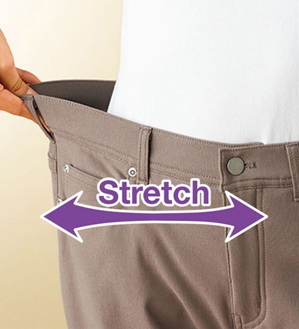 BELLUNA（ベルーナ）の「蓄熱中わたで暖か！すっきり細見えパンツ（フルレングスパンツ）」｜詳細画像