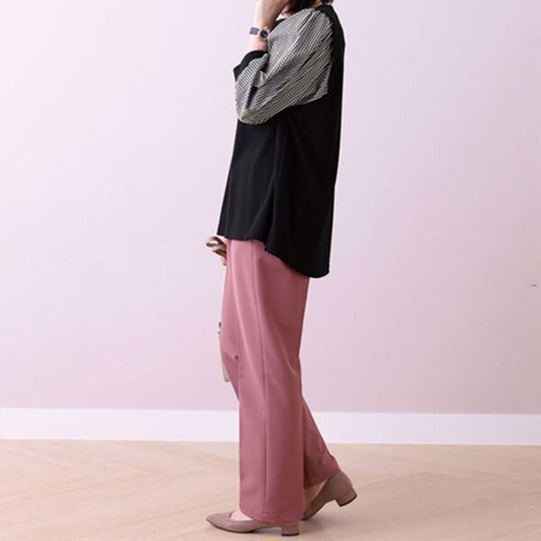 BELLUNA（ベルーナ）の「タック使いストライプ切替プルオーバー（カットソー）」｜詳細画像