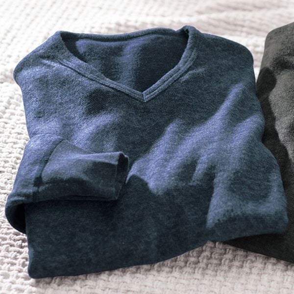 「日本製　３重奏のぬくもりエア３インナー（メンズ肌着・インナーウェア）」｜詳細画像