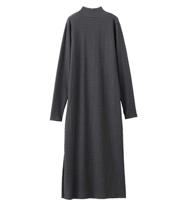 GeeRA（ジーラ）の「全骨格対応！ネックジャガードワンピ―ス（カットソーワンピース）」｜詳細画像
