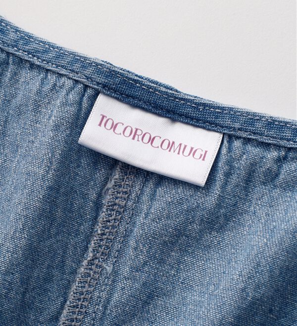 BELLUNA（ベルーナ）の「【トコロコムギ】デニムジャンパースカート（ジャンパースカート）」｜詳細画像