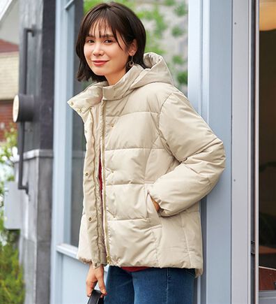 BELLUNA（ベルーナ）の「スッキリ細見え！軽やか中わたジャケット（その他ジャケット）」