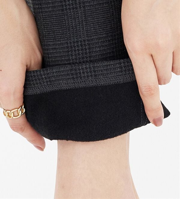 BELLUNA（ベルーナ）の「ウエストらくらく！ふっくら裏起毛ストレッチパンツ（フルレングスパンツ）」｜詳細画像