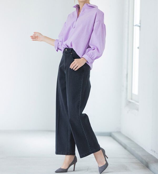 ビッグシルエットシャツブラウス - ベルーナ【公式】