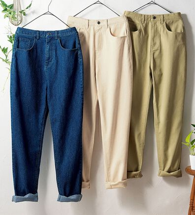 ルフラン（ルフラン）の「【３本組】大人に寄り添うゆったりパンツ（フルレングスパンツ）」