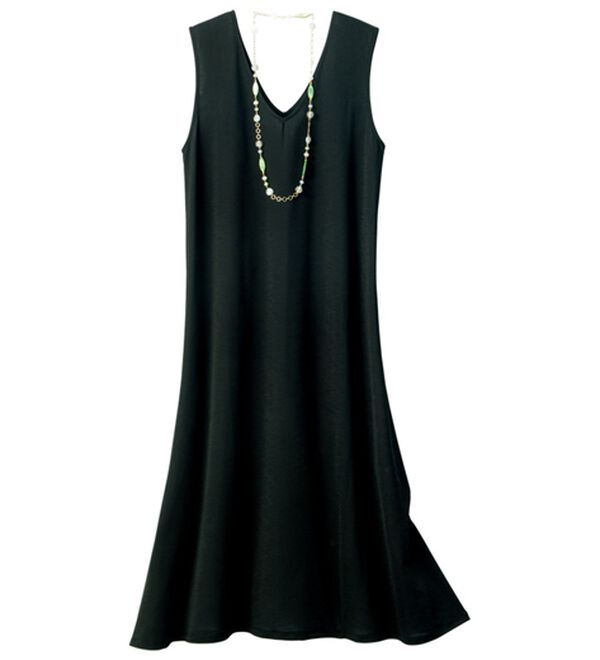 ルフラン（ルフラン）の「選べる！華やぎジャンパードレス（ジャンパースカート）」｜黒