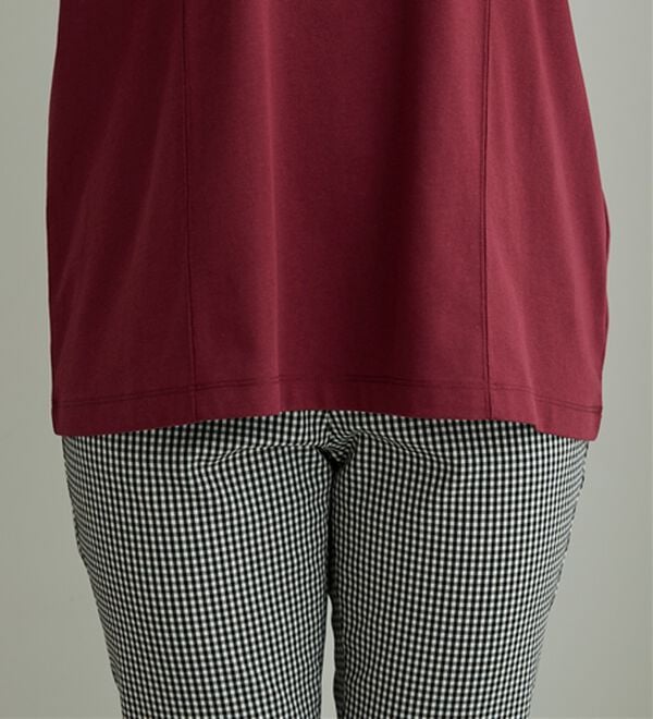 BELLUNA（ベルーナ）の「ヒンヤリ！袖タックデザインプルオーバー（カットソー）」｜詳細画像