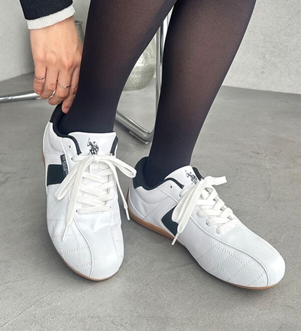 GeeRA（ジーラ）の「【ＵＳ．ＰＯＬＯ．ＡＳＳＮ】ラインスニーカー（スニーカー）」｜詳細画像