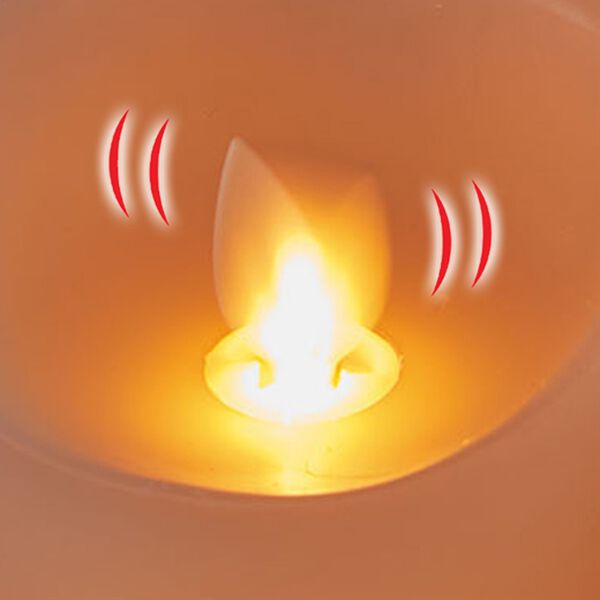 「火を使わないＬＥＤろうそく２個組（仏壇・仏具）」｜詳細画像